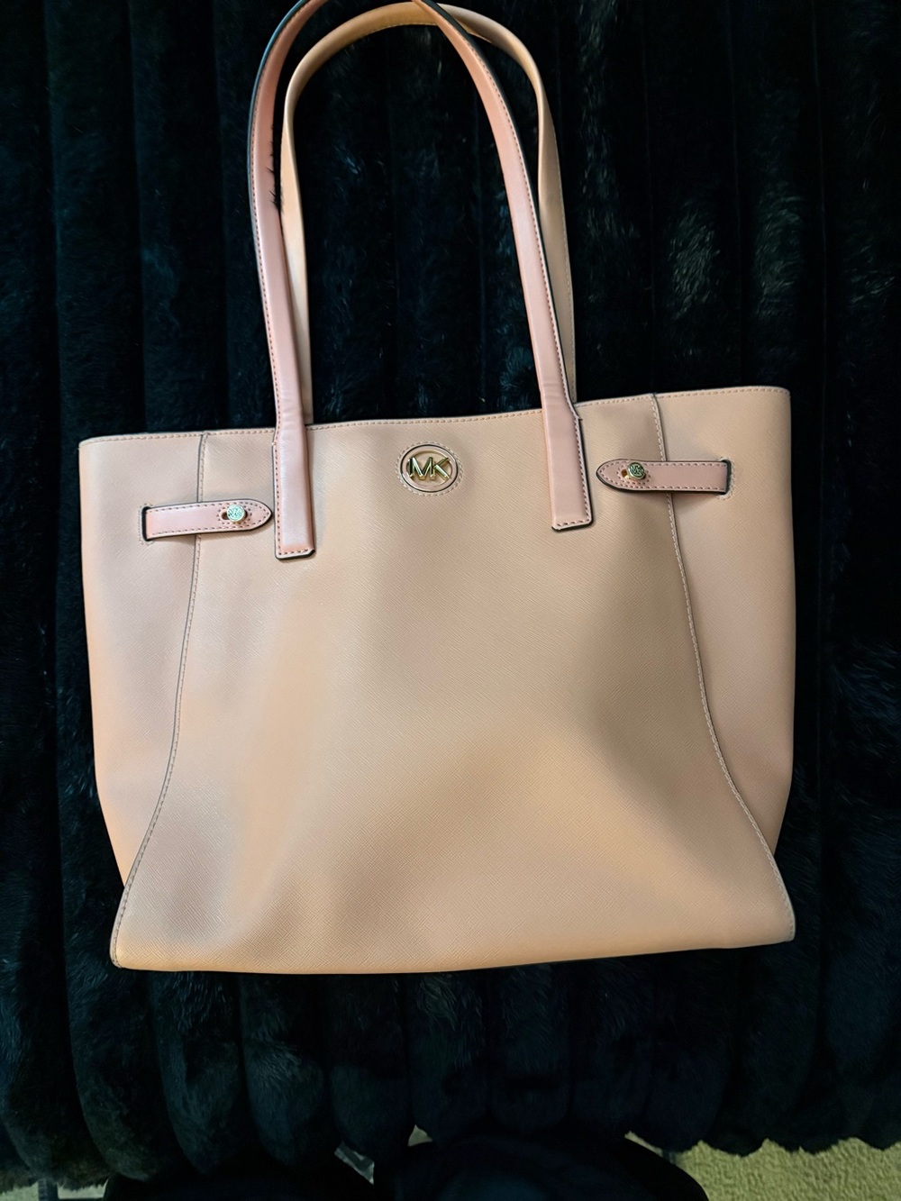 Michael Kors Blush Pink Leather Tote